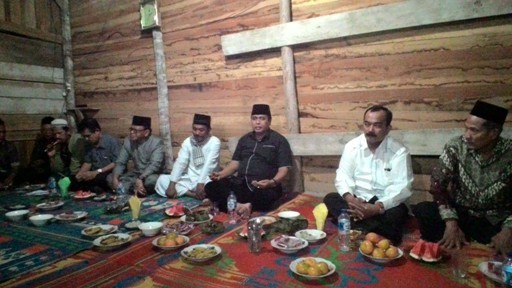 HBA saat berada di  Pesantren Futuhiyyah di Kecamatan Tengah Ilir Tebo Selasa (22/9).
